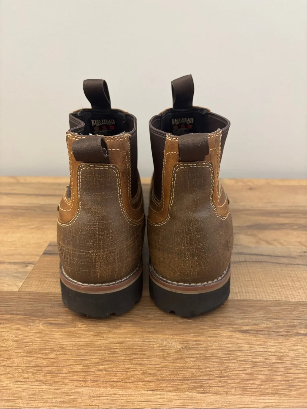 RedHead Series 61 Leather Romeo Chelsea Boots Brown Men’s